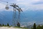 poslední podpěry 10-kabinkové lanovky Nendaz - Tracouet / Foto : Radim Polcer 11.07.2016